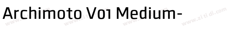Archimoto V01 Medium字体转换